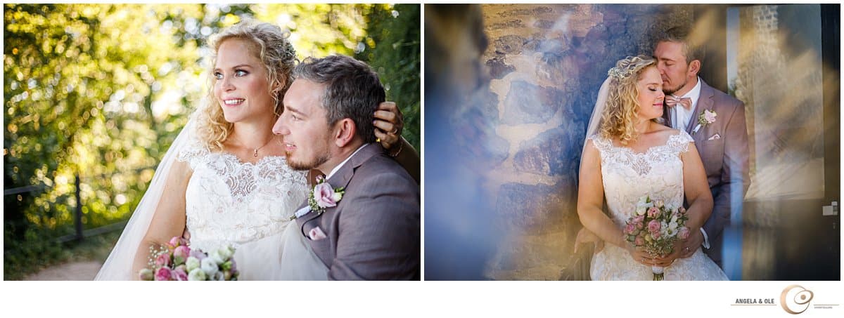 Hochzeitsfotograf Bonn - Brautpaar auf der Godesburg